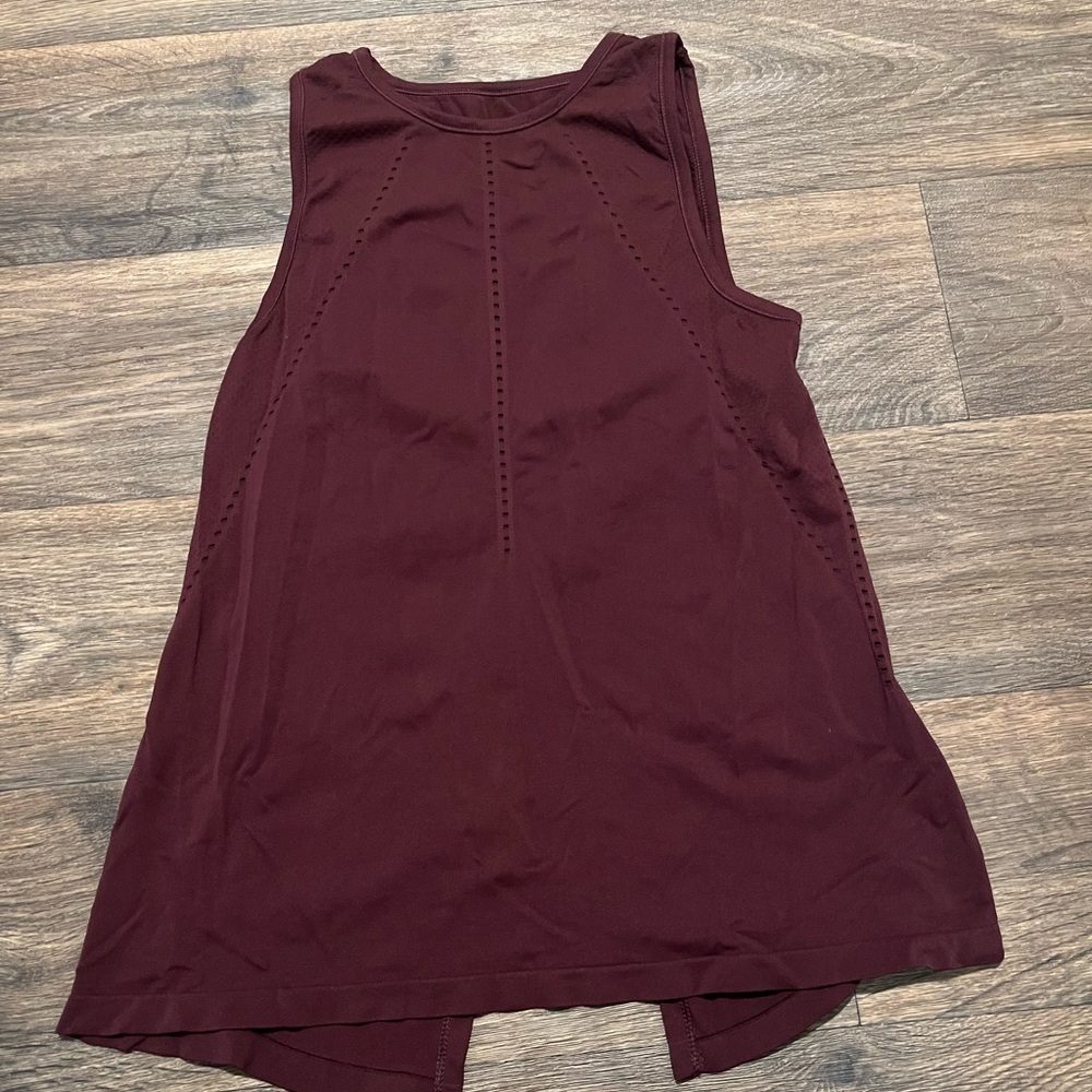 Athleta Burgundy Tank Top